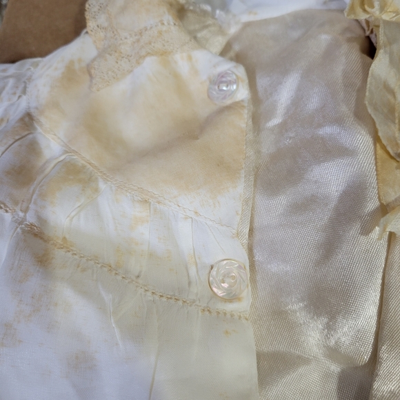 Antique Baby Clothes Dress & Jacket 2 Pc Set Great Granny Core - Picture 16 of 16